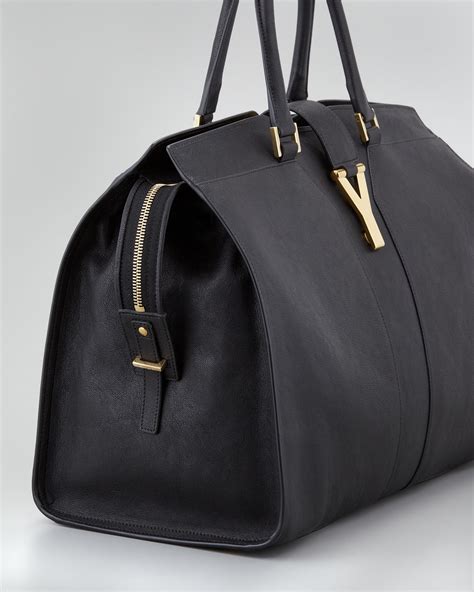 ysl cabas chyc bag|SAINT LAURENT Leather Large Cabas Chyc Black.